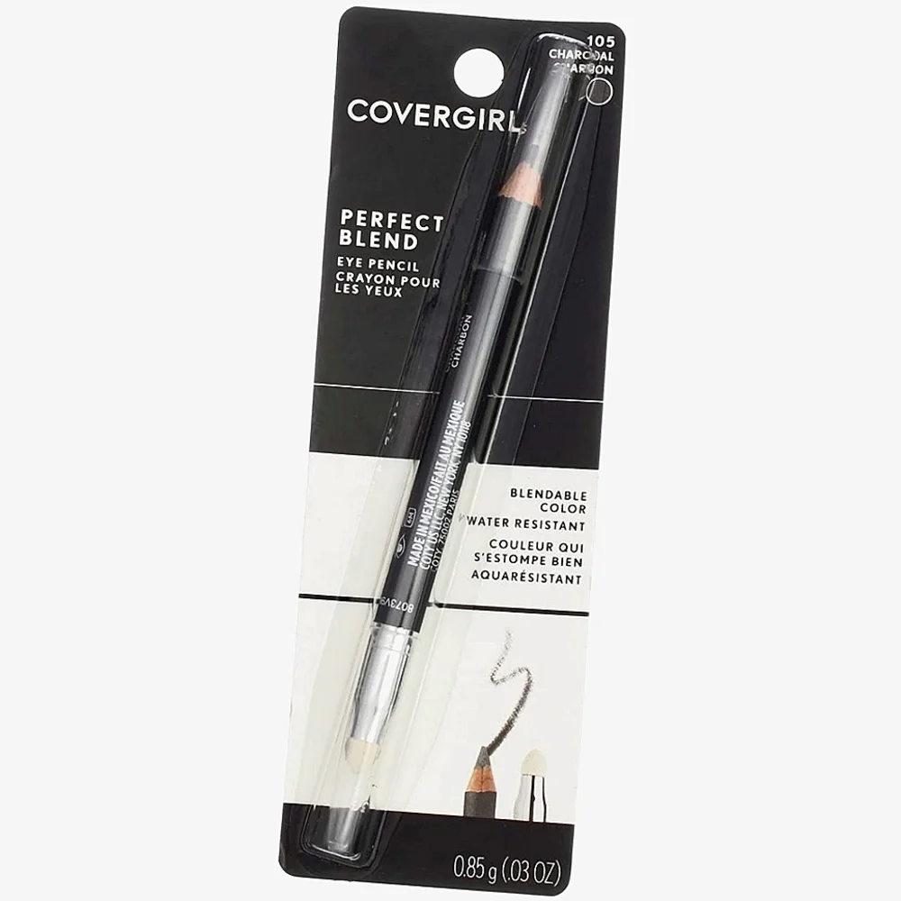 3 x CoverGirl Perfect Blend Eyeliner Pencil, 105 Charcoal